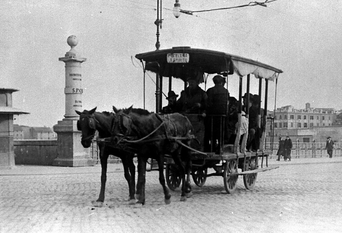 Omnibus e tram a cavalli a Roma, Omnibus e tram a cavalli a Roma, Rome Guides
