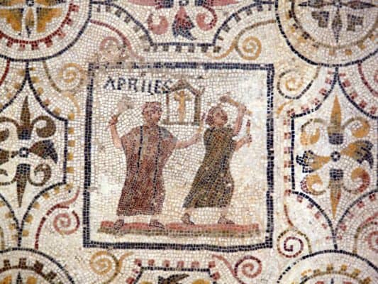 mosaico_calendario_romano